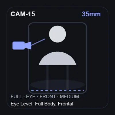 35mm — Eye Level, Full Body, Frontal