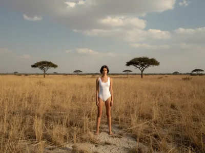 Savannah — Acacia Silhouettes, Flat Horizon