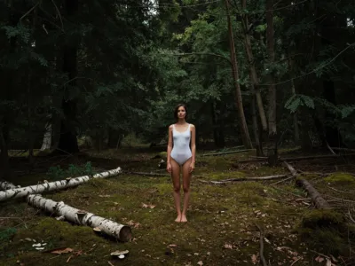 Forest Clearing — Closed Canopy, Moss Ground
