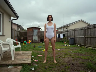 Suburban Backyard — Ordinary Garden, Domestic Mundanity