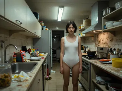 Kitchen — Cluttered, Documentary Realism