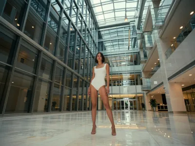 Office Atrium — Glass, Corporate Scale