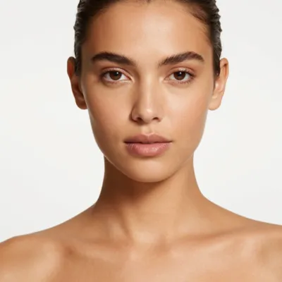 Bronzed Glam — Sun-Kissed Tan, Warm Eye, Nude Lip