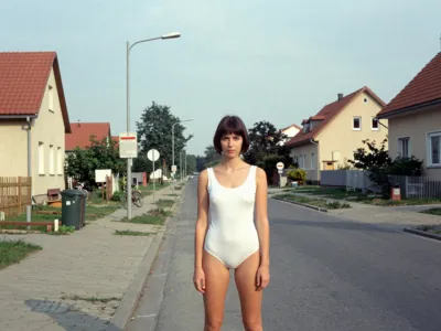 1980s Small-Town Street — Analog Daylight