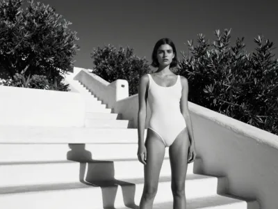 Outdoor Staircase — High Contrast Monochrome Editorial
