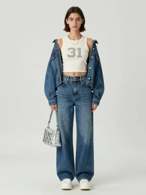 Streetwear — Denim/Cotton, Mixed Textures