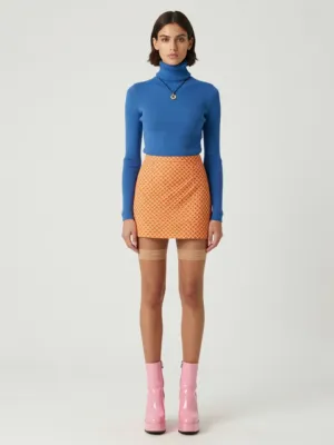Mod Look — Turtleneck & Mini Skirt