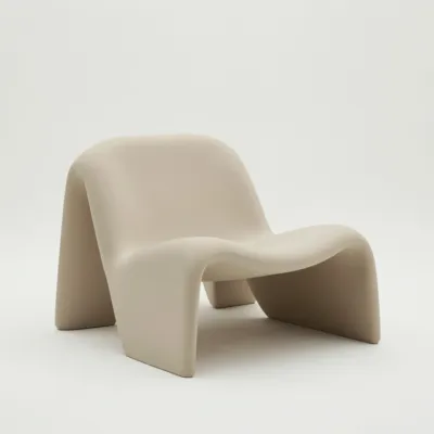 Sculptural Lounge Chair
