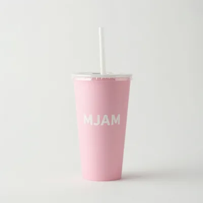 Pastel Pink Takeaway Cup