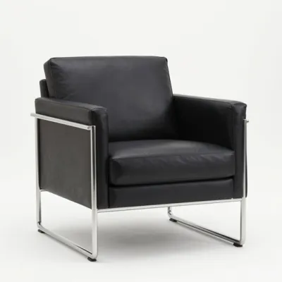 Modernist Leather Armchair