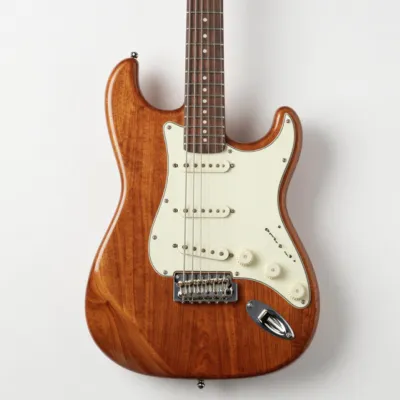 Electric Guitar — Aged Cherrywood, Chrome Patina